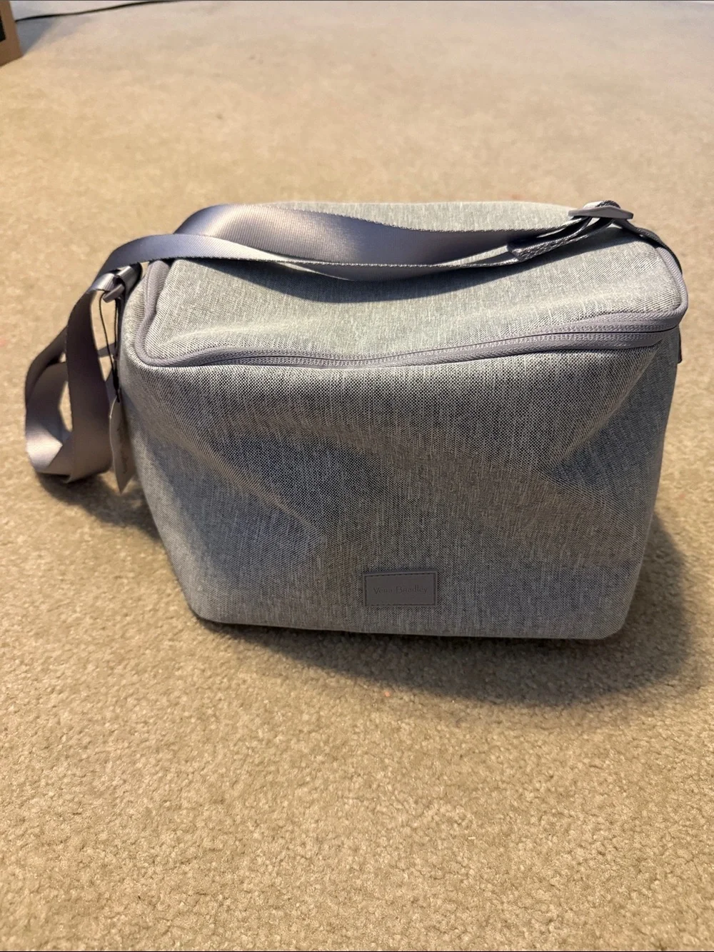 NWT Vera Bradley Lighten Up Medium Heather Grey lunch bag